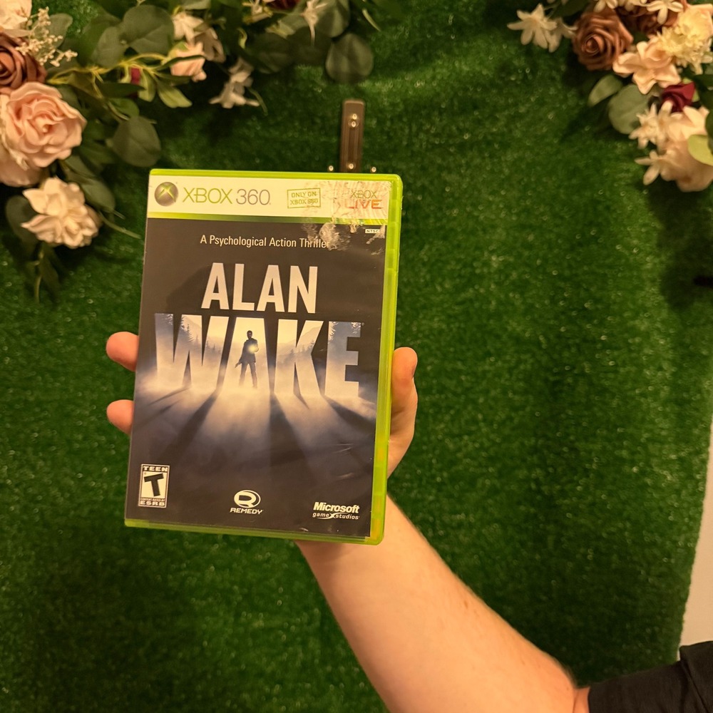 Alan Wake Xbox 360 2010 CIB Complete w/ Manual Psychological Thriller Remedy